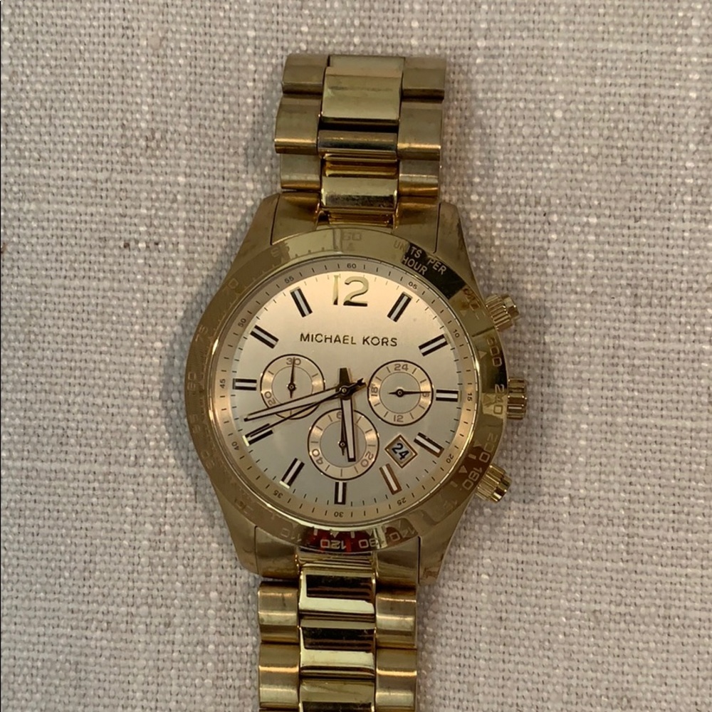 Michael Kors Large Layton Stainless Steel Watch